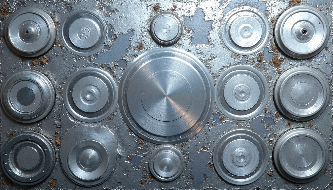 Free Metallic Circular Pattern Photo - Metallic, Silver, Circular ...
