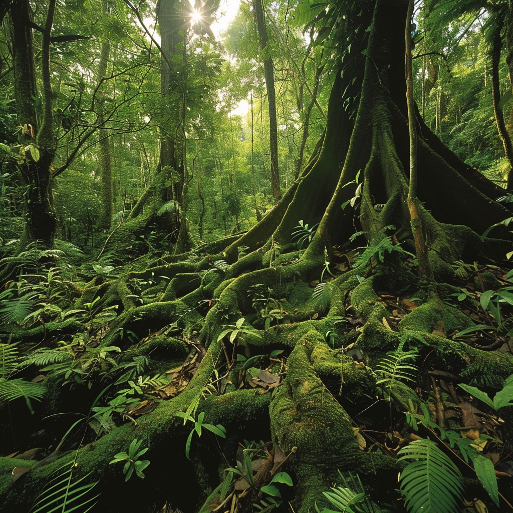 Jungle Tree Rosh Free Lush Jungle Roots Image - Jungle, Roots, Green | Download at StockCake