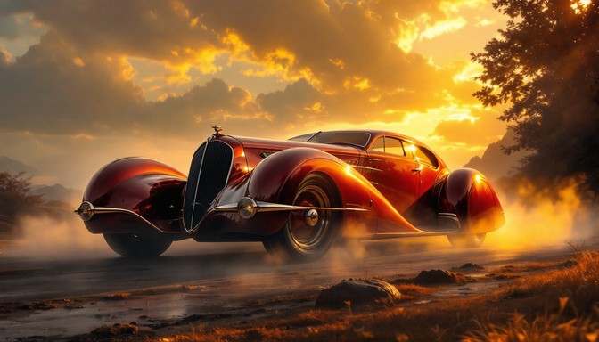 Free Vintage Sunset Drive Image - Vintage, Sunset, Classic | Download ...