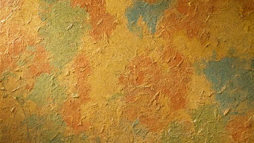 Embossed Texture Pattern Background Sun-faded mustard yellow and burnt orange patches blend with soft green ...