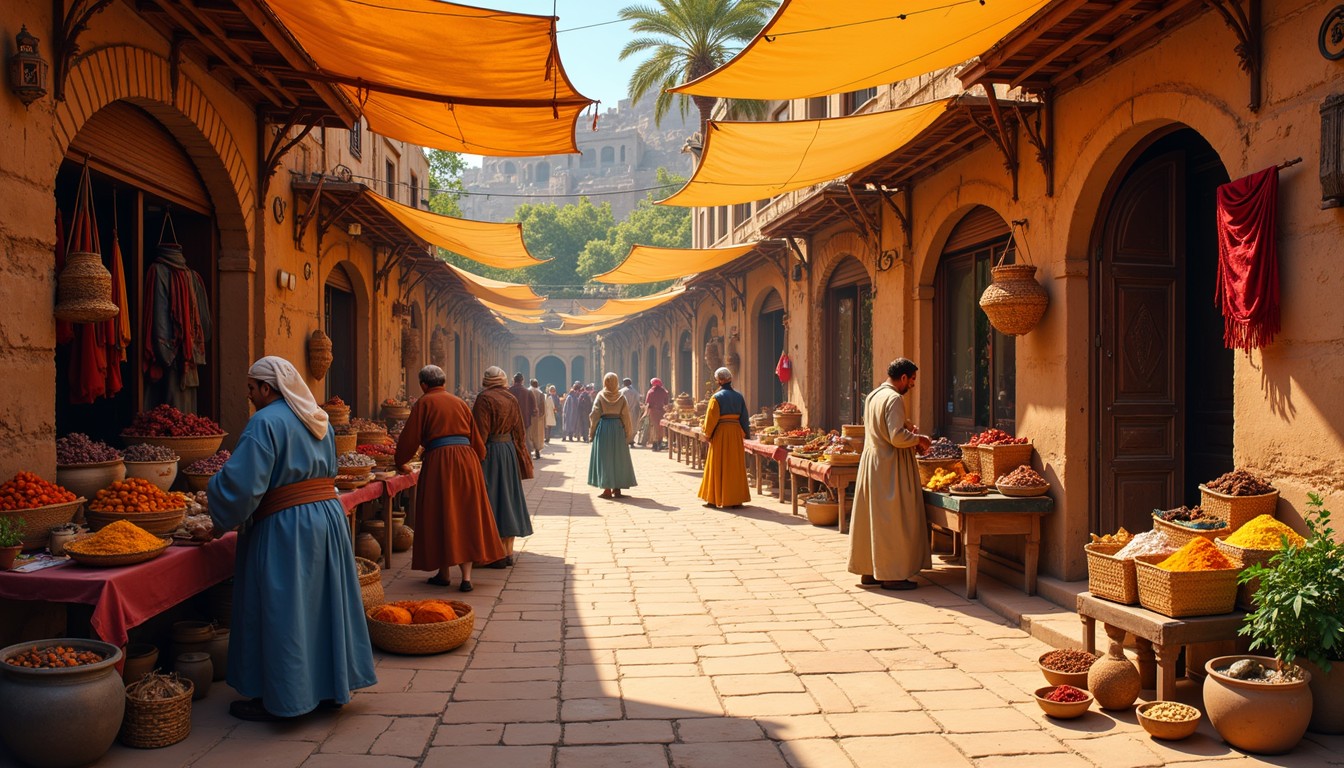 Free Ancient Bazaar Scene Image - Bazaar, Marketplace, Souk | Download ...