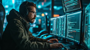 Free Focused Software Developer Image - Software, Developer, Coding ...