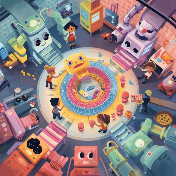 Free Smart Factory Friends Image - Children, Robots, Factory | Download ...