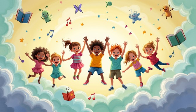 Free Magical Childhood Ascent Image - Magical, Children, Floating ...