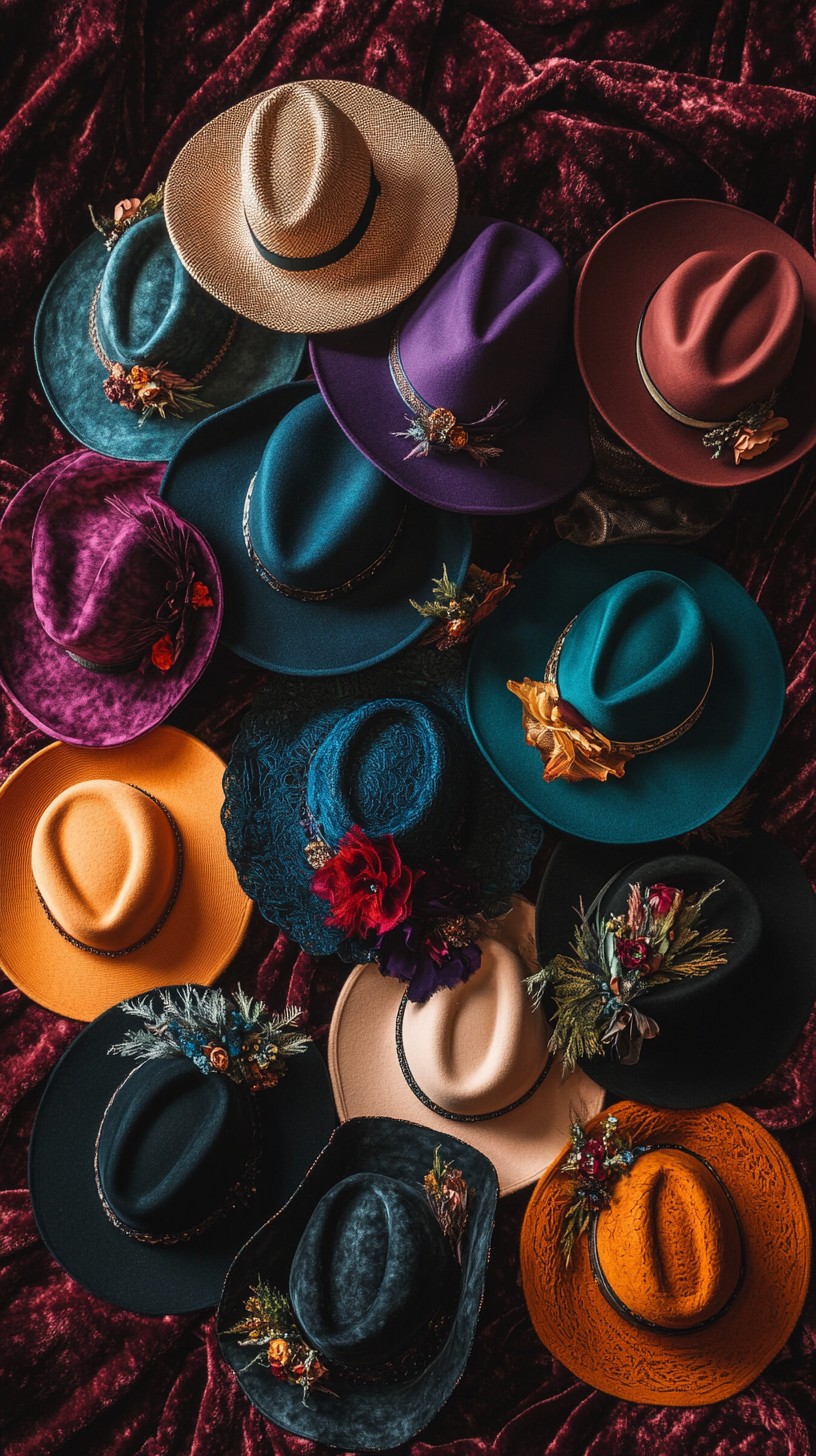 Free Colorful hats collection Photo - Hats, Colorful, Accessories ...