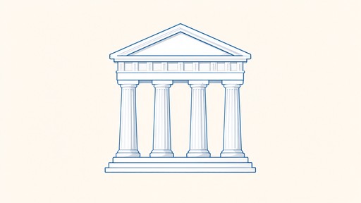 Download Blue Greek Temple Image - Temple, Greek, Greece | StockCake