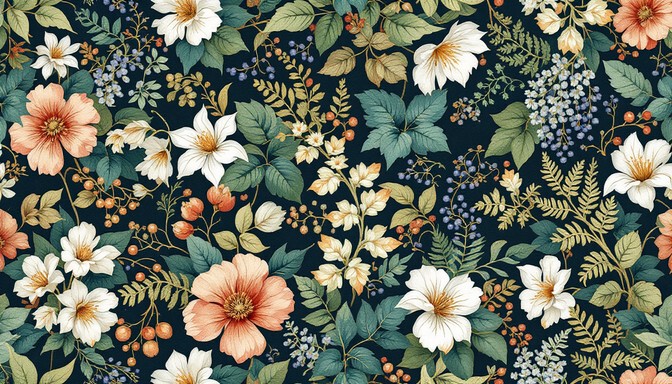Free Nature Meets Calligraphy Image - Botanical, Pattern, Floral ...