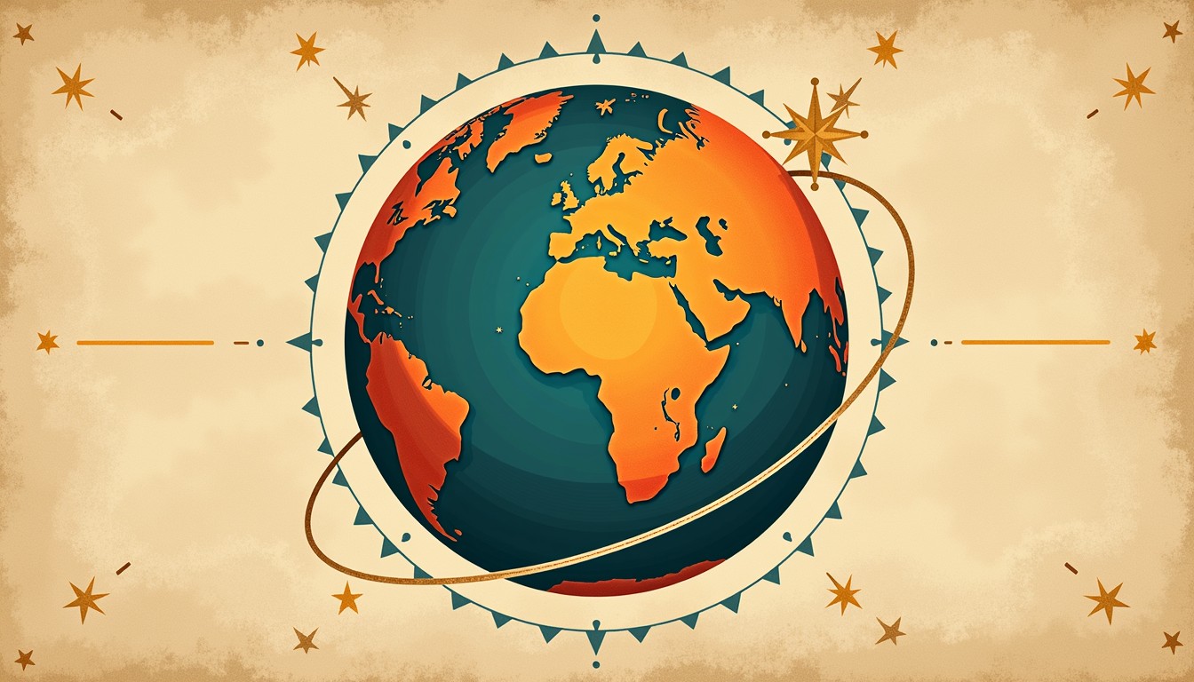 Free Vintage Earth Illustration Image - Earth, Globe, Vintage ...