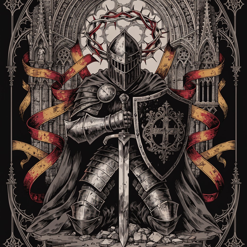 Free Noble Knight Praying Image - Knight, Medieval, Armor | Download at ...