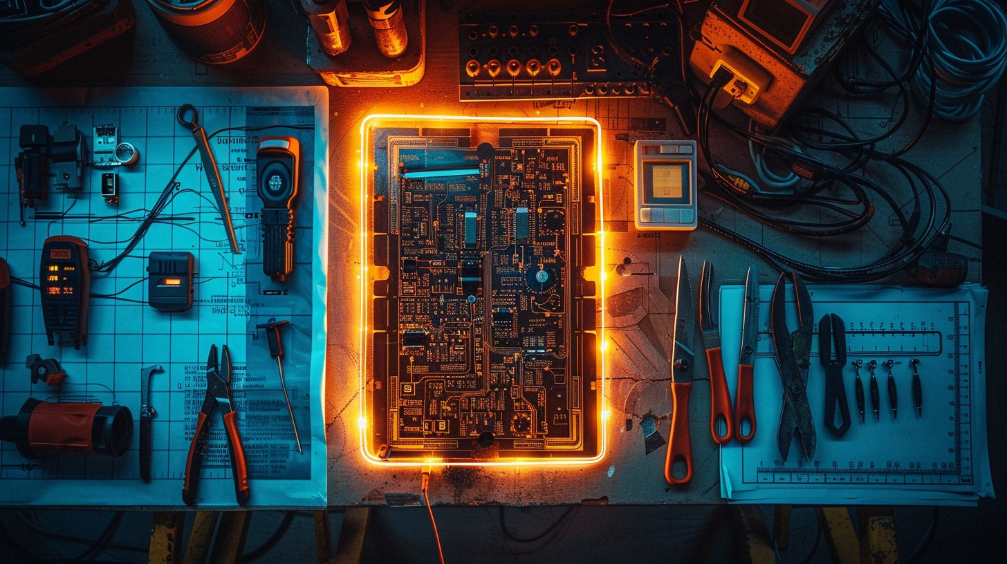Free Electronics Workshop Station Image - Electronics, Workshop, Tools ...