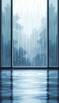 Free Rainy Window Reflections Image - Rain, Window, Reflection ...