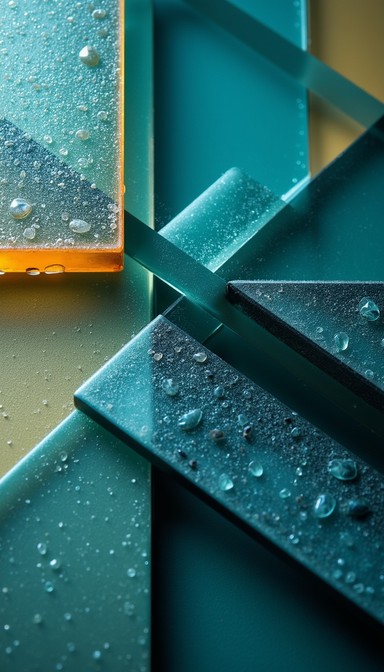 Free Translucent Blue Angles Image - Geometric, Teal, Amber | Download ...