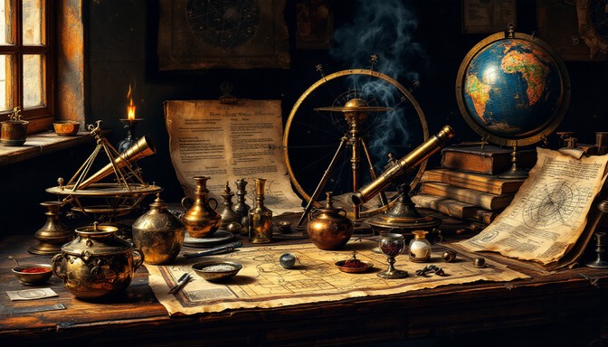 Scientists Workspace Renaissance Free Renaissance Astronomy Workshop Image - Astronomy, Renaissance ...