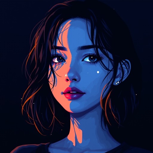 Free Moonlit Pixel Portrait Image - Pixelart, Portrait, Moonlight ...