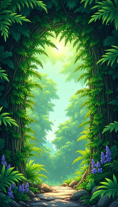 Free Enchanted Forest Gateway Image - Forest, Pathway, Ferns | Download ...
