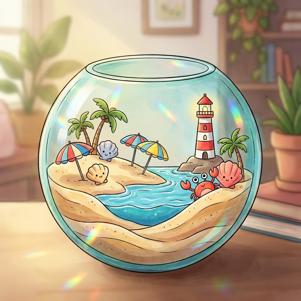 Free Miniature Beach World Image - Terrarium, Beach, Miniature ...