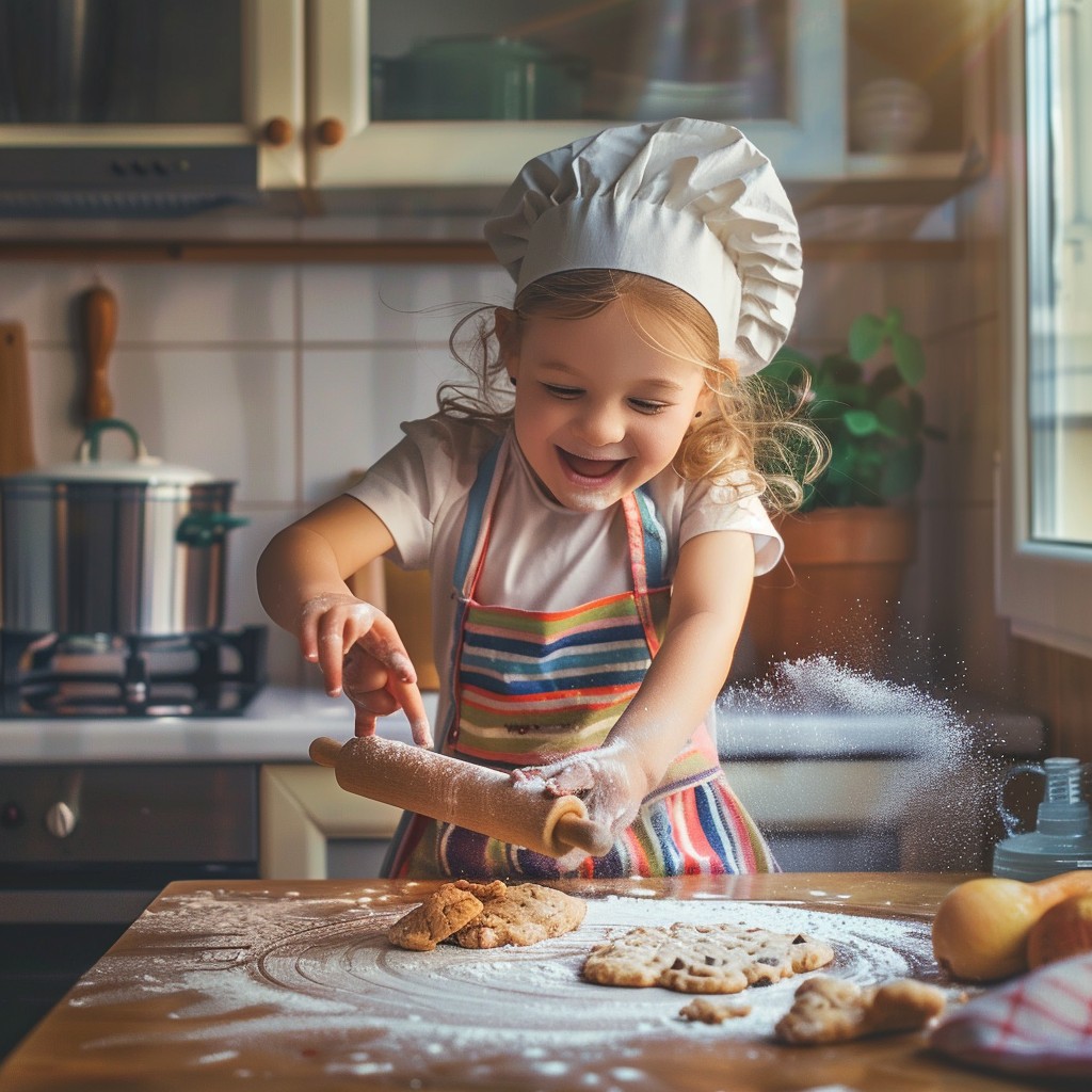 Free Joyful Baking Fun Image - Child, Baking, Kitchen | Download at ...