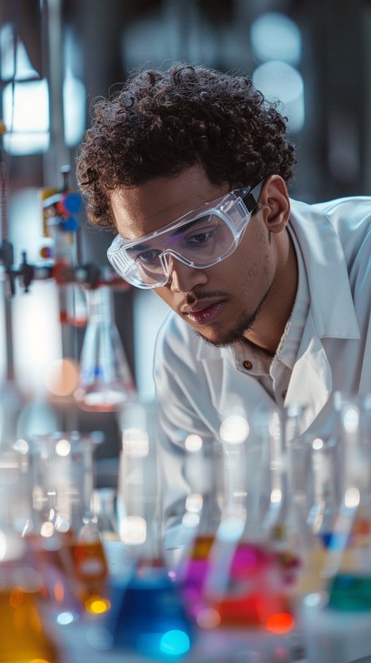 Scintist Explaining Free Scientist Analyzing Sample Image - Scientist, Laboratory, Analysis ...