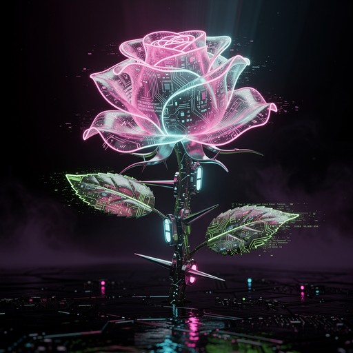 Free Neon Rose Rebirth Image - Cyberpunk, Rose, Neon | Download at ...