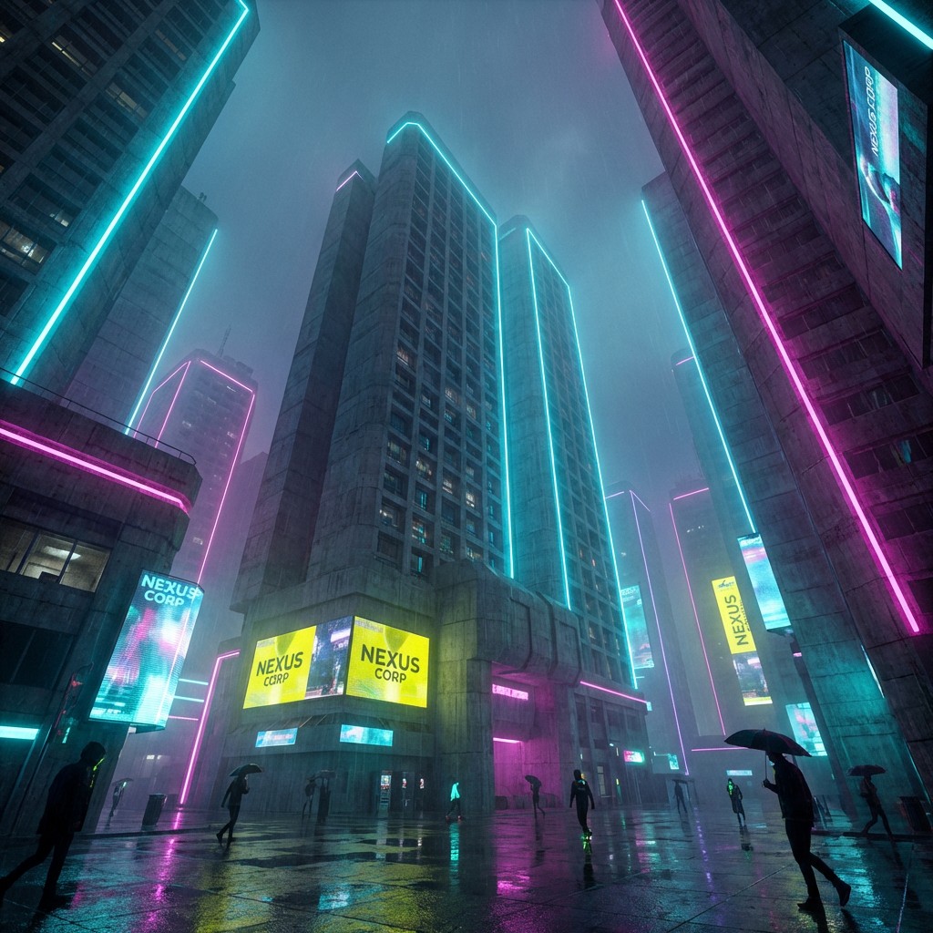 Free Neon Cyberpunk City Image - Cyberpunk, Neon, Brutalist | Download ...