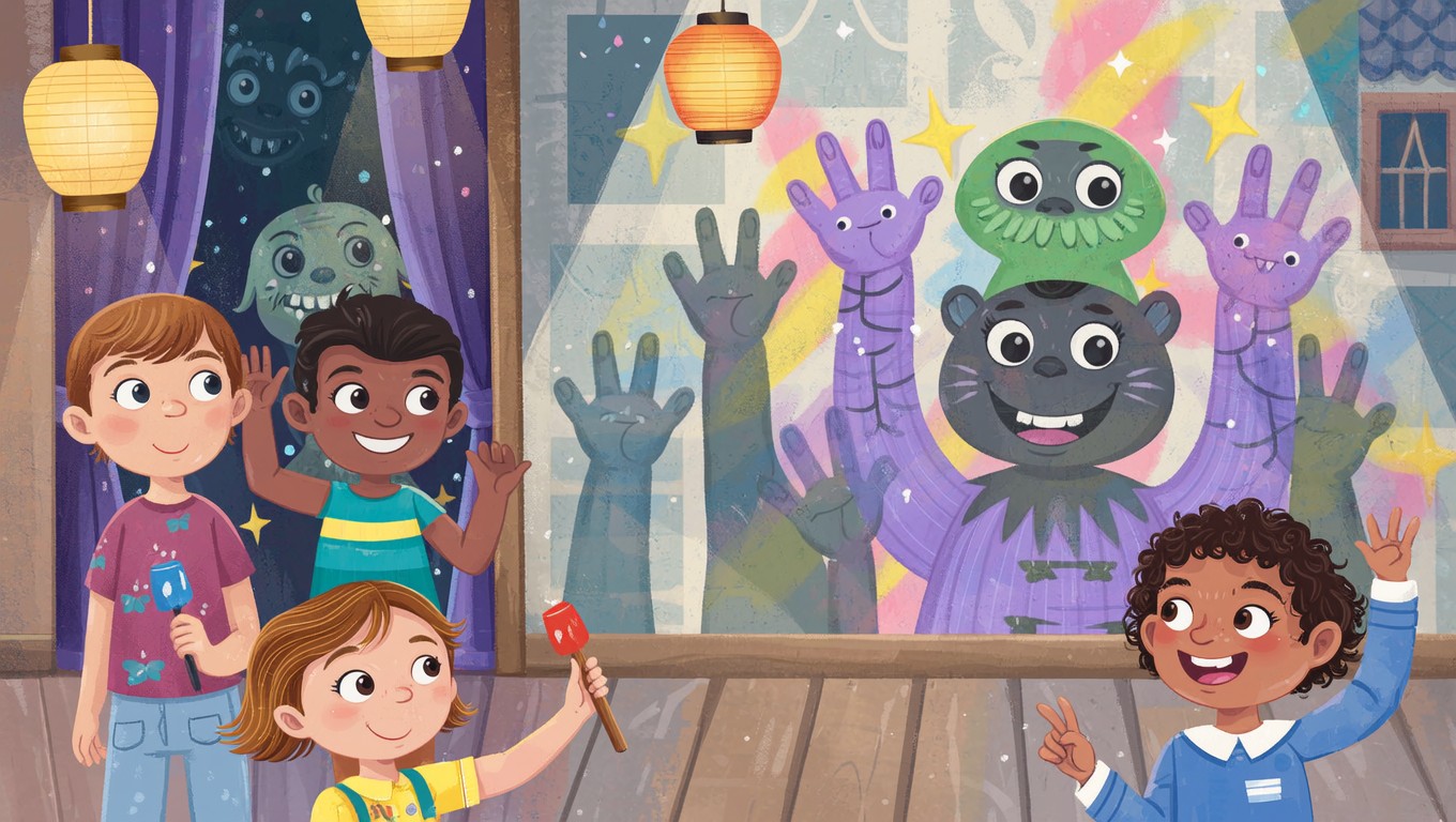 Free Magical Shadow Theater Image - Illustration, Children, Shadows ...