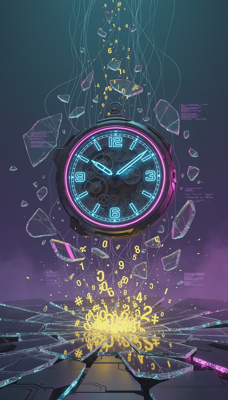 Shattered Time Free Shattered Time Explosion Image - Cyberpunk, Clock, Time | Download ...