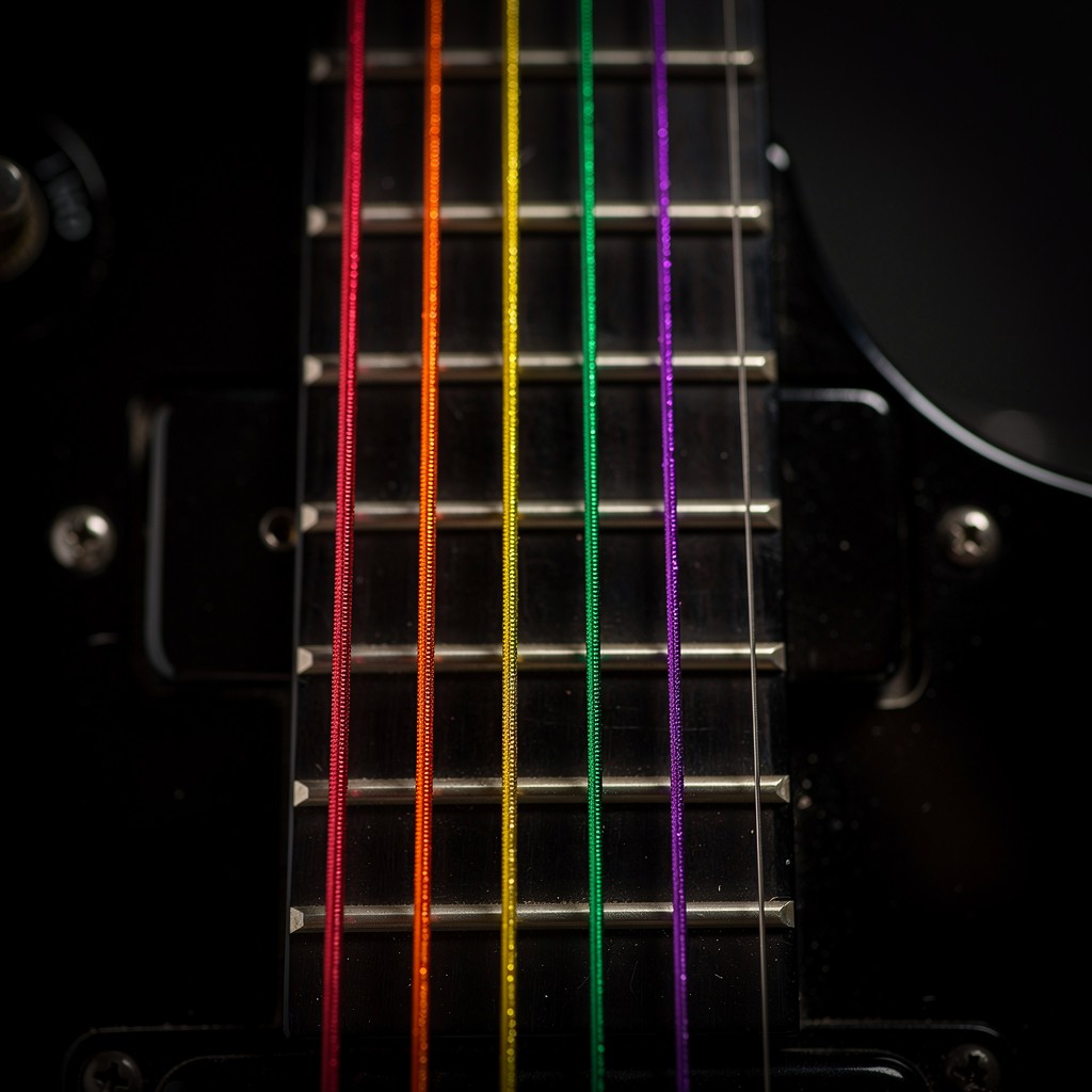 Free Rainbow Guitar Strings Image - Guitar, Strings, Rainbow | Download ...