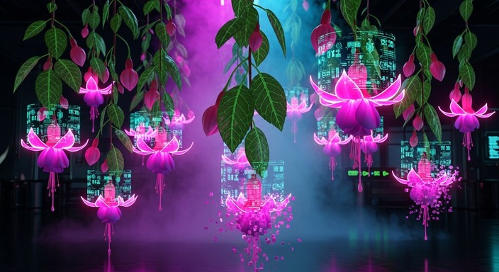 Free Luminous Fuchsia Blooms Image | Download at StockCake