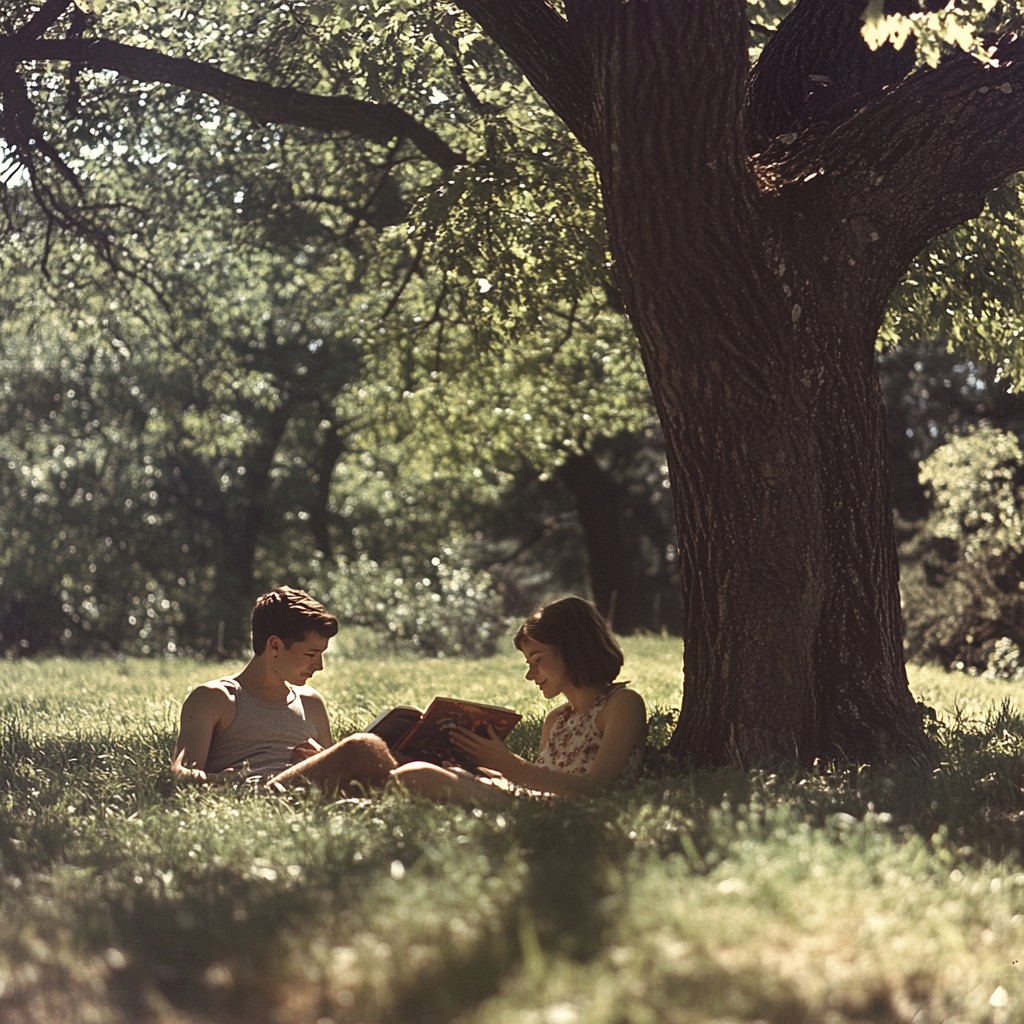 Free Couple enjoys nature Image - Couple, Nature, Park | Download at ...