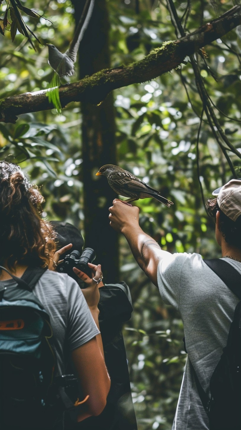 Free Birdwatching Adventure Captured Image - Birdwatching, Forest ...
