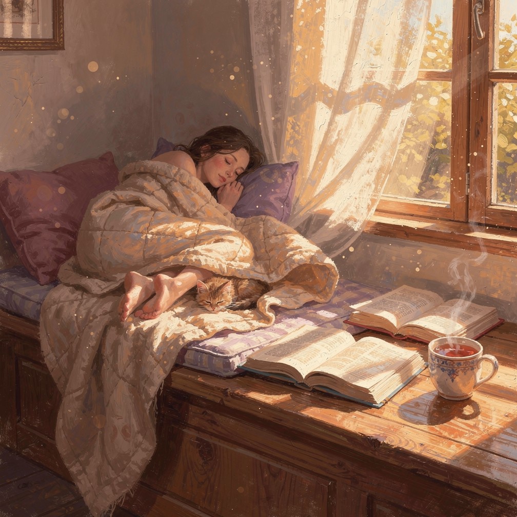 Free Cozy Afternoon Nap Image - Nap, Cozy, Peaceful | Download at StockCake