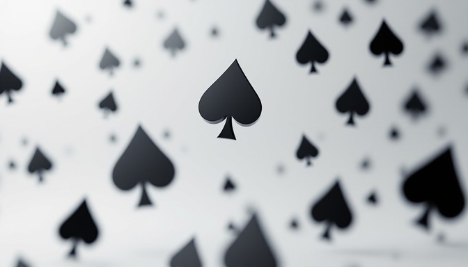 Spade Back Free Suspended Black Spades Image | Download at StockCake
