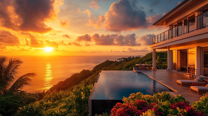 Free Sunset Luxury Villa Image - Sunset, Luxury, Villa | Download at ...