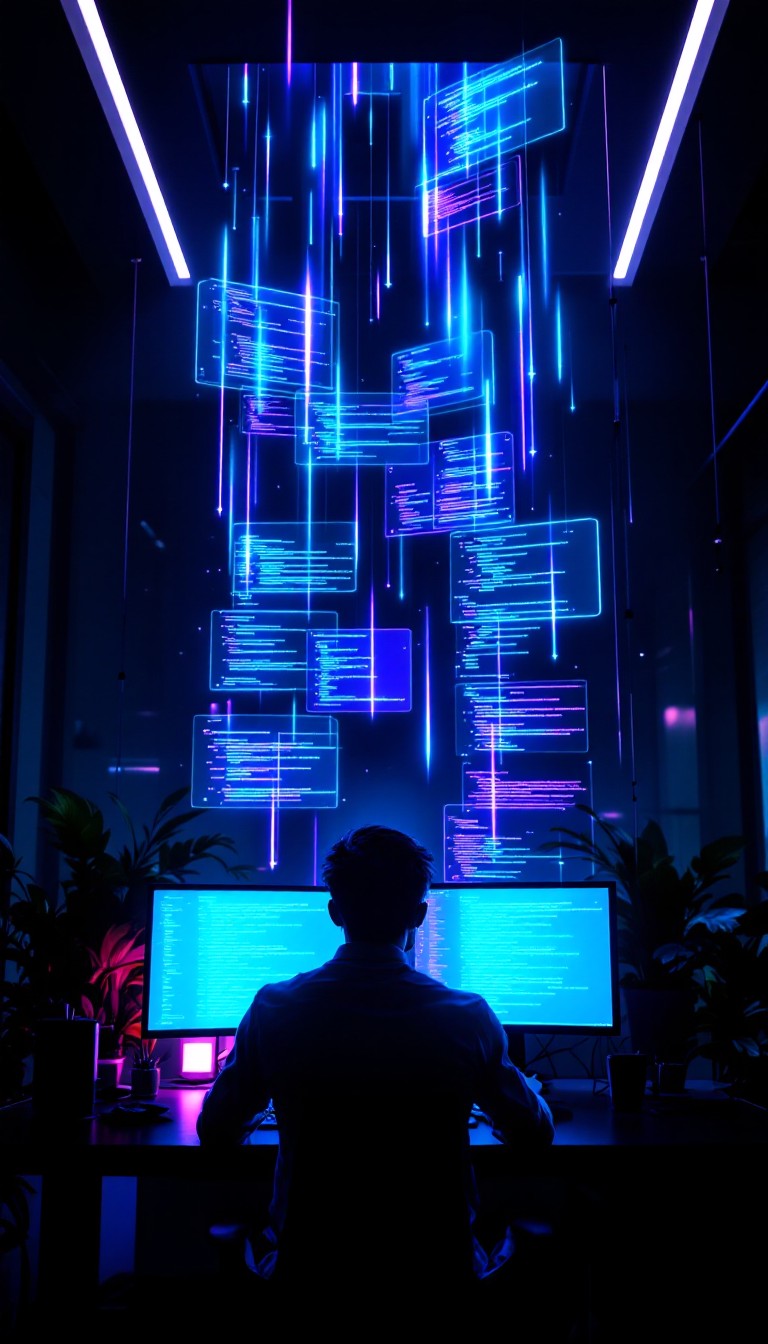 Free Future Code Laboratory Image - Cyberpunk, Programming, Coder ...