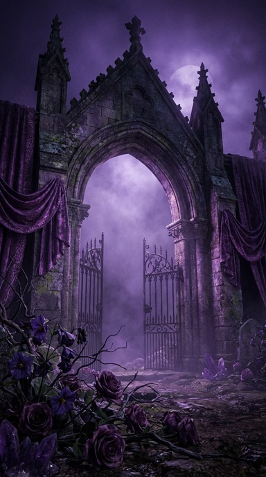 Free Purple Gothic Gateway Image - Gothic, Purple, Archway | Download ...