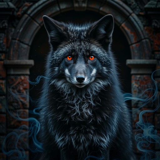 Free Mystical Fox Portrait Image - Gothic, Fox, Dark | Download at ...
