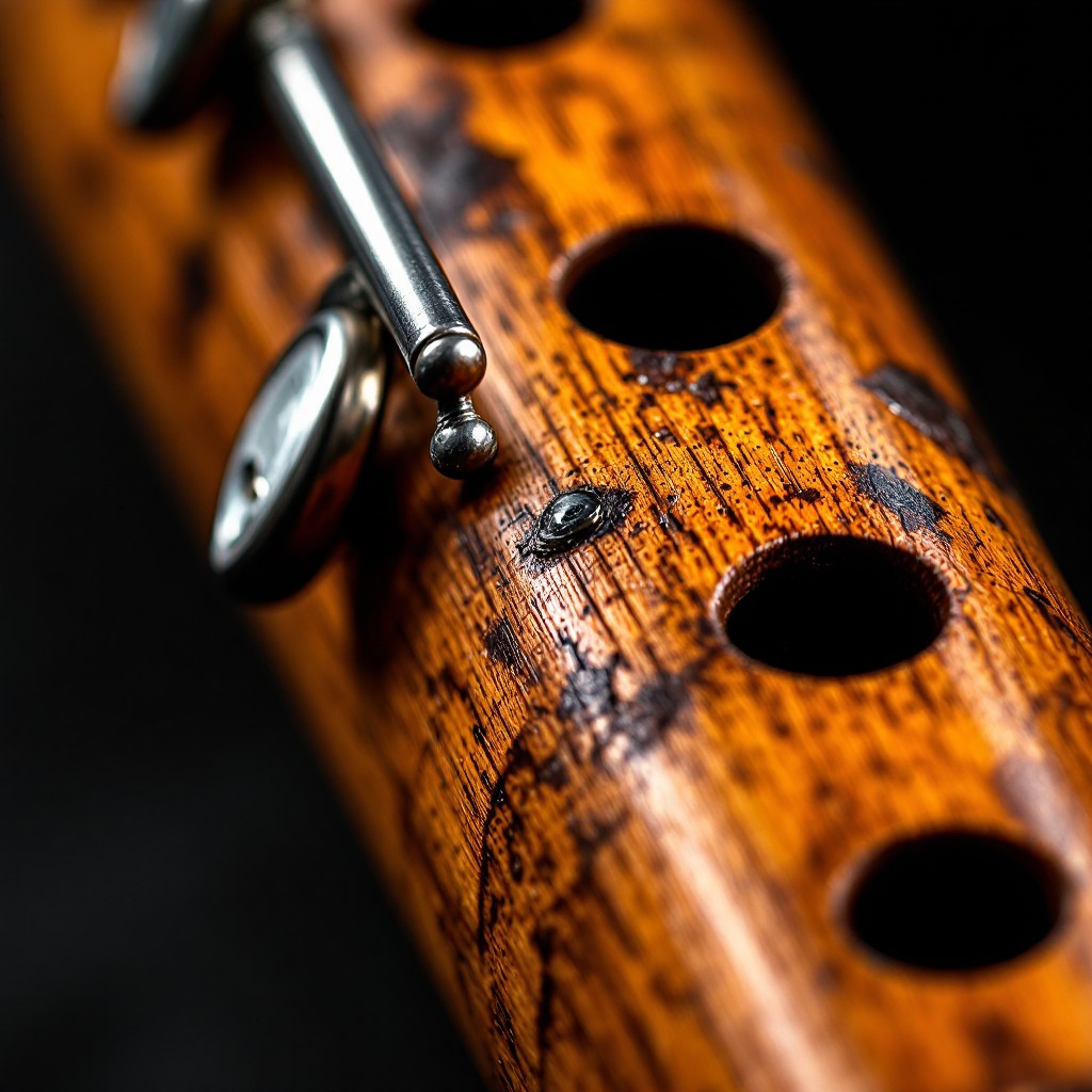 Free Wooden Flute Detail Image - Flute, Woodwind, Macro | Download at ...