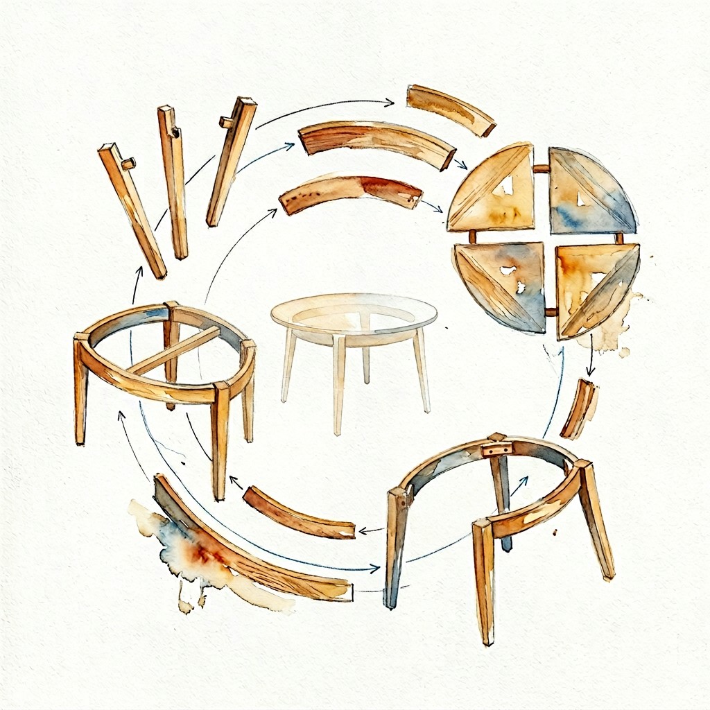 Table Parts Visual Free Table Parts Assembly Image - Watercolor, Furniture, Table ...