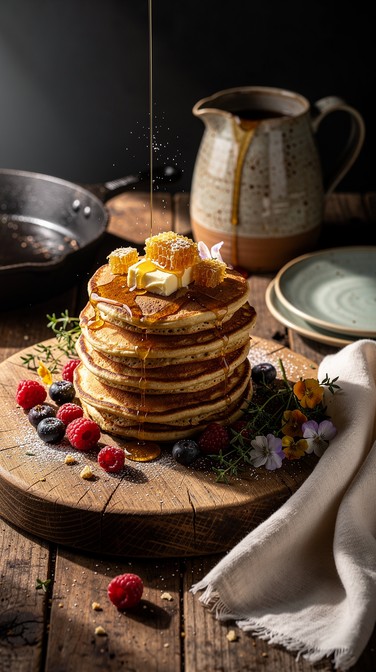 Rustic Breakfast Image Free Rustic Breakfast Masterpiece Image - Pancakes, Breakfast, Rustic ...