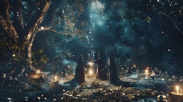 Free Enchanted Forest Night Image - Enchanted, Forest, Night | Download ...