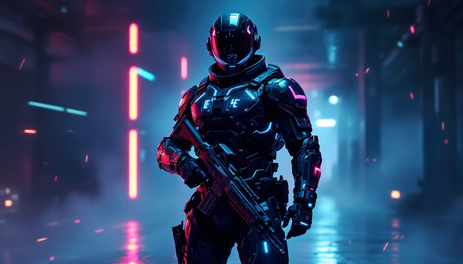 Free Cyberpunk Tactical Operative Image - Cyberpunk, Tactical ...