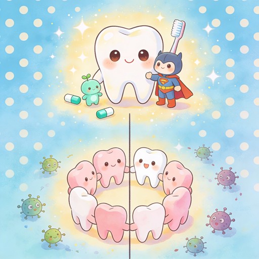 Tooth Friend Free Dental Care Adventure Image - Tooth, Dental, Kawaii | Download at ...
