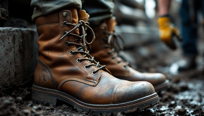 Work Boot Condition Free Slipping Work Boot Image - Boot, Slipping, Wet | Download at StockCake