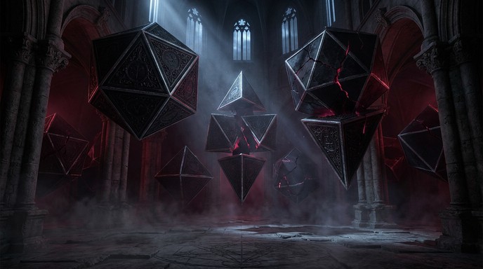 Free Gothic Geometric Abyss Image - Gothic, Geometric, Metallic ...