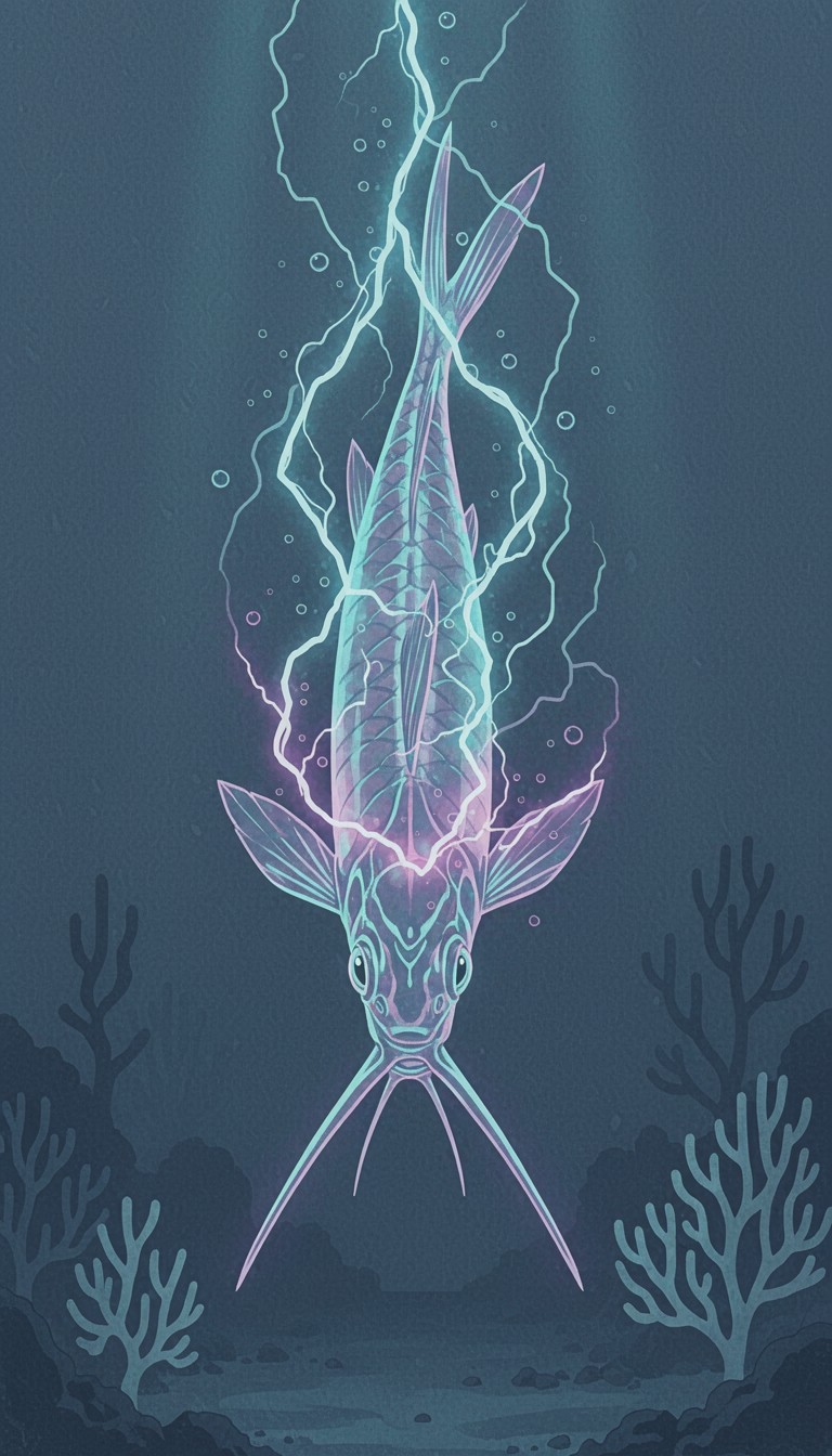 Free Electric Ocean Creature Image - Bioluminescent, Fish, Ocean ...