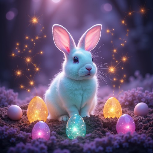 Free Cosmic Bunny Magic Image - Bunny, Easter, Magical | Download at ...