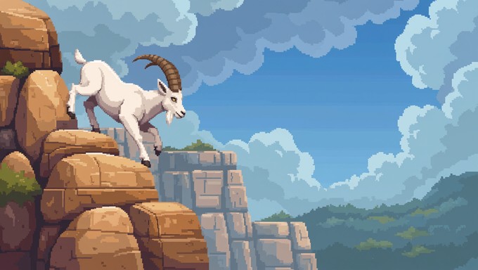 Free Mountain Goat Illustration Image - Goat, Mountain, Alpine ...