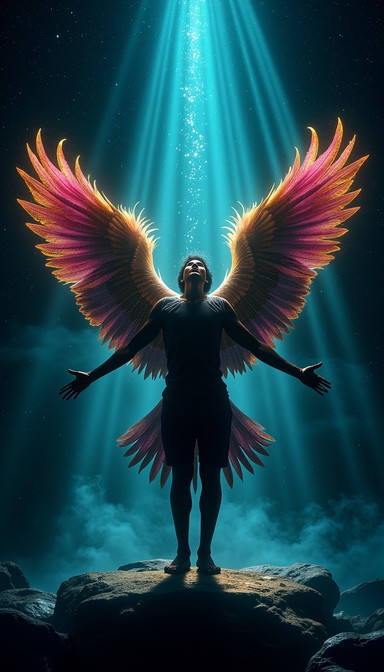Free Celestial Angel Rising Image | Download at StockCake