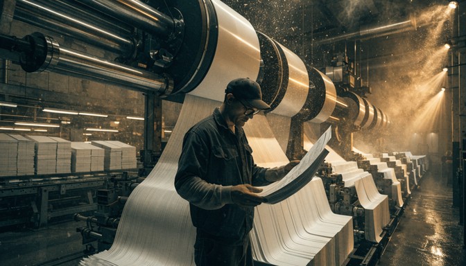 Catch Paper Free Printing Press Craftsmanship Image - Printing, Factory, Worker ...