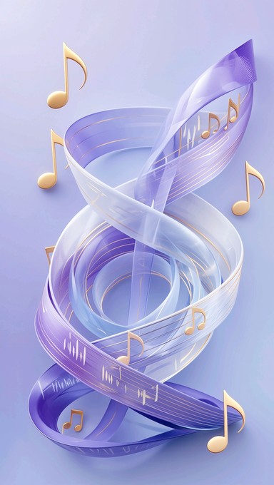 Free Purple Symphony Rising Image - Abstract, Music, Ribbons | Download ...